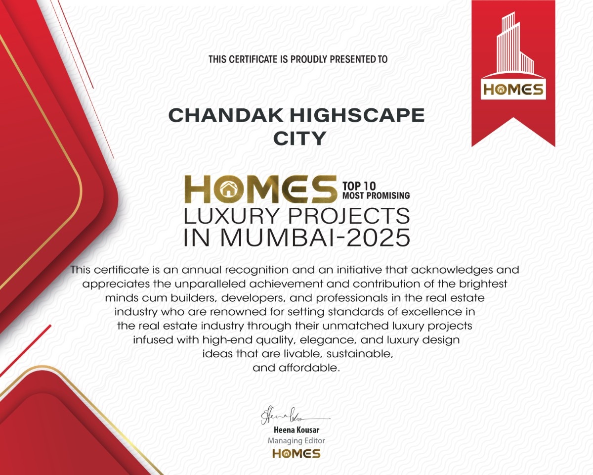 Top 10 Most Promising Luxury Projects In Mumbai 2025 for Chandak Highscape City