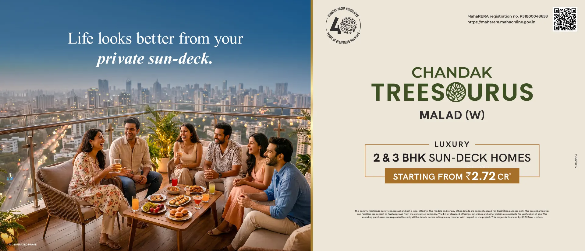 Chandak Treesourus Malad West Desktop Banner