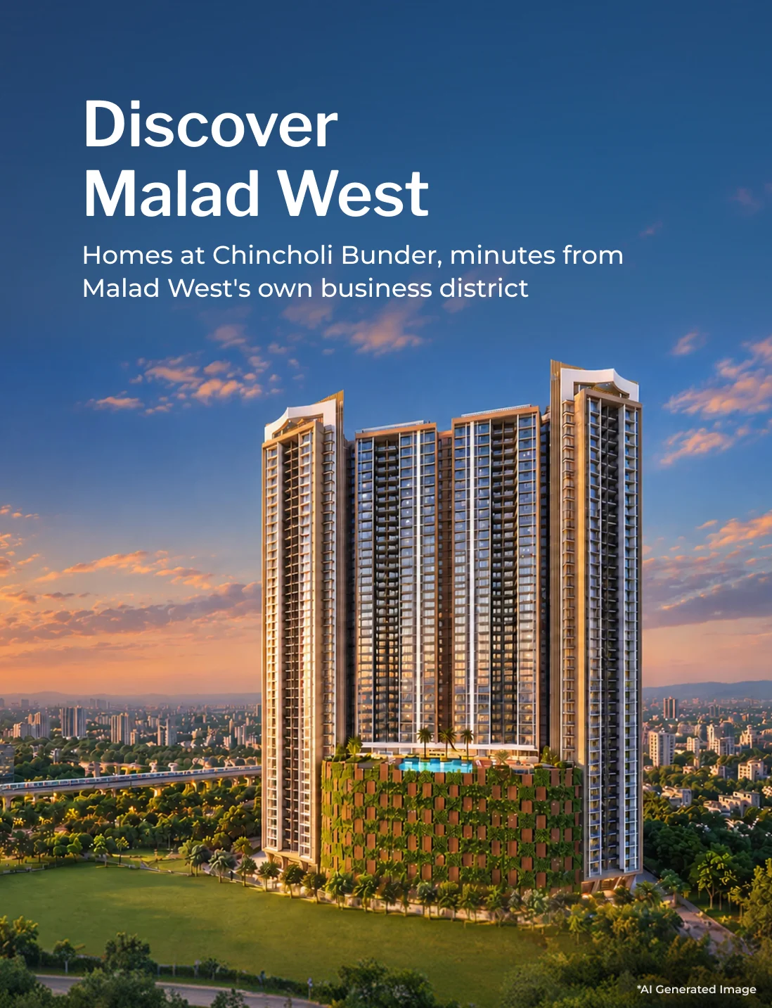 Flats in Malad West